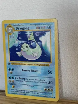 Pokemon Dewgong Shadowless 1st Edition Base Set 25/102 - Image 3