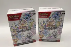 2x Pokemon TCG: S&V Prismatic Evolutions Factory Sealed Booster Bundle Box - Image 1