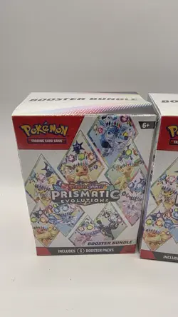 2x Pokemon TCG: S&V Prismatic Evolutions Factory Sealed Booster Bundle Box - Image 3