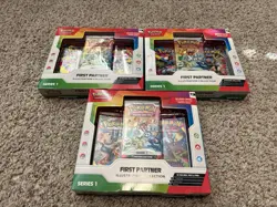 Pokemon TCG First Partner Illustration Collection Series 1 - (LOT OF 3 SEALED) - Image 1