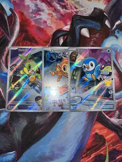Pokemon First Partner Illustration Starter Promo Sinnoh Region Near Mint - Image 1
