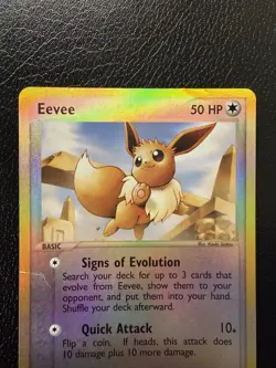 Pokemon TCG Eevee Sandstorm 63/100 Reverse Holo 2003 HP/DMG - Image 2