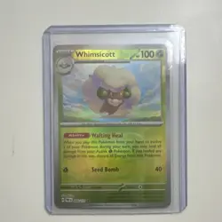 Pokemon Whimsicott Master Ball Pattern 008/131 Prismatic Evolutions - Image 1