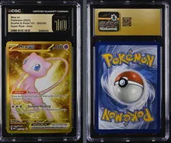 CGC PRISTINE 10 Mew Ex Hyper Rare 205/165 Pokemon 2023 Scarlet & Violet 151 - Image 1