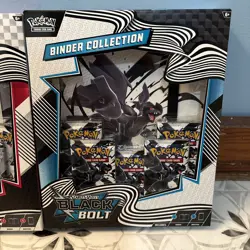 RIPPED Pokemon Black Bolt and White Flare Binder Collection Bundle Set - Image 4