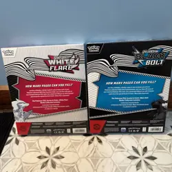 RIPPED Pokemon Black Bolt and White Flare Binder Collection Bundle Set - Image 5