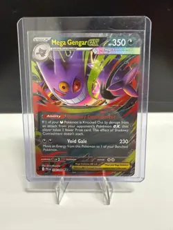 Mega Gengar ex 056/094 Double Rare Phantasmal Flames Pokemon Near Mint - Image 1