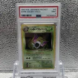 Pokemon PSA 9 Dark Golbat Japanese Rocket Gang Holo Rare - Image 1