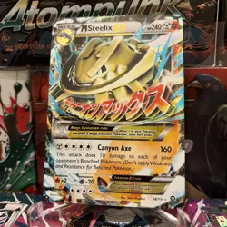 ** Mega Steelix EX 68/114 XY Steam Siege NM Pokemon - Image 1