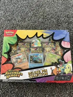 Pokemon TCG First Partner Illustration & Ascended Heroes Pin Collection 2 Boxes - Image 4