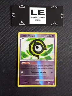 carte Pokemon ZARBI HOLO REVERSE - 67/130 DIAMANT ET PERLE FR - Image 1