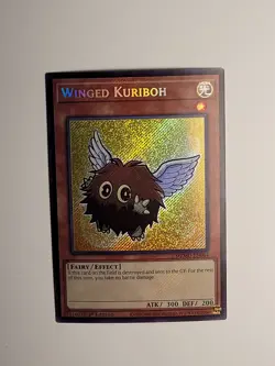 Yugioh! Winged Kuriboh MZMU-EN064 (Secret Rare) 1st Ed NM - Image 1