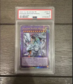 Yu-Gi-Oh! Dragon Master Magia BLTR Quarter Century Secret Rare 1st Ed PSA 9 2024 - Image 1