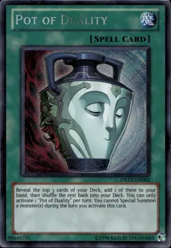 Pot of Duality NA Unl Ed Secret DREV-EN062 Yu-Gi-Oh! - Image 1