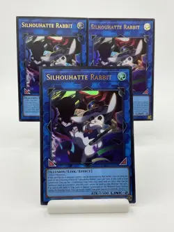 Yu-Gi-Oh! Silhouhatte Rabbit Ch02-EN048 Ultra Rare 1st Ed. X3 (Playset) - Image 1