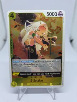 S-Snake OP13-114 One Piece Carrying On His Will Rare Near Mint - Image 1