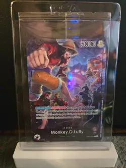 Monkey.D.Luffy (PSA Magazine) OP05-060 One Piece Promotion Card Foil - SEALED - Image 1