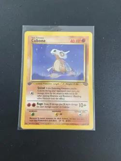 Cubone 1st Edition 1999 Jungle Set 50/64 Pokemon Card - Image 1