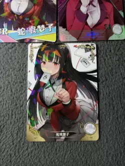Yumeko Jabami Kakegurui 3 cards goddess story waifu anime card NEW - Image 2