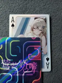 Kirara Genshin impact A spades BEAUTIFUL MOAN Goddess Story Waifu Anime Card - Image 1
