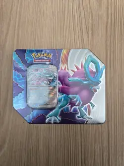 Pokemon Walking WakeEX Tin Factory Sealed 5 Booster Packs 1 Promo Card New TCG - Image 1