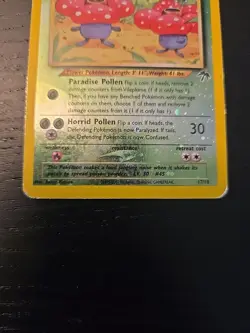 Pokemon TCG Vileplume 17/18 Southern Islands Reverse Holo Card Damaged - Image 3
