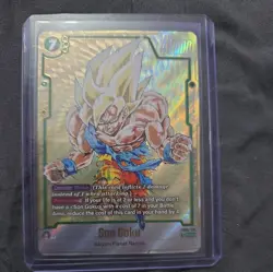 Son Goku FB05-119 Gold Manga Rare Dragon Ball Card Fusion World - Image 1