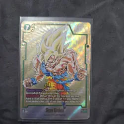 Son Goku FB05-119 Gold Manga Rare Dragon Ball Card Fusion World - Image 2