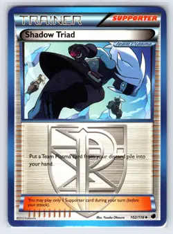 Shadow Triad 102/116 B&W Plasma Freeze Pokemon Card Non Holo Trainer - Vlp - Image 1