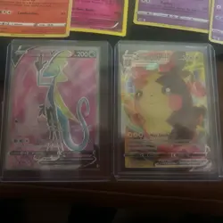 7 Card Lot Of Pokemon Cards W/ Inteleon v and Morpeko Vmax - Image 1