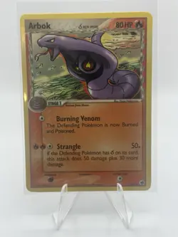 Pokemon TCG Arbok Card Delta Species, 13/101 Dragon Frontiers, Regular Rare - Image 1