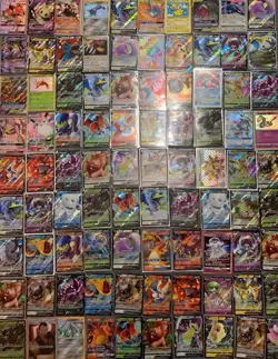 Random Pokemon Ultra Rare Card Lot - V’s, Ex, FA Trainers, IR, Gold, Vmax (15) - Image 1