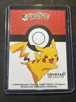 Pokemon Bulbasaur #001 Crystal Card Collection Holo Promo - Image 2