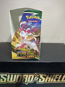 Empty Pokemon TCG Sword & Shield Evolving Skies Booster Box - No cards / NO Pack - Image 4