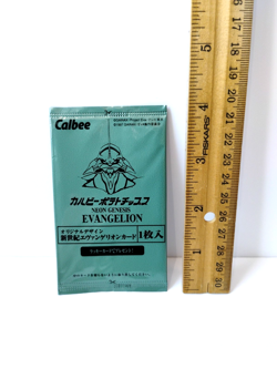 Neon Genesis Evangelion - Vtg 1997 SEALED CALBEE PACK - Japanese - Single Card - Image 4