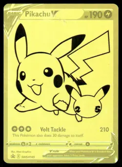 Pokemon Cards Pikachu V SWSH145 Sword & Shield Promo Holo Promo - Image 1
