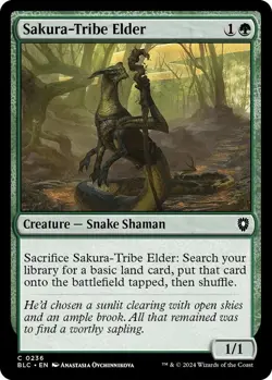 Sakura-Tribe Elder C Commander: Bloomburrow 236 NM - Image 1