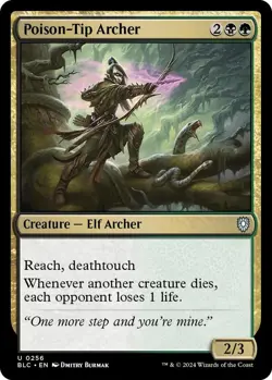 Poison-Tip Archer U Commander: Bloomburrow 256 NM - Image 1