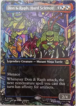MTG Don & Raph Hard Science Commander Deck – TMNT Artifact Engine EDH - Image 1