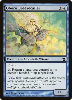 Oboro Breezecaller Saviors of Kamigawa NM MTG Non-Foil - Image 1
