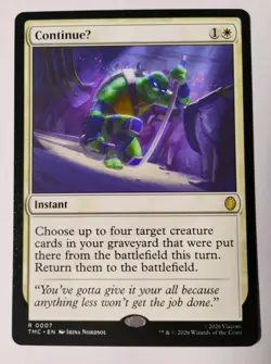 ContinueU MTG, Teenage Mutant Ninja Turtles Eternal, Rare, Regular, NM - Image 1