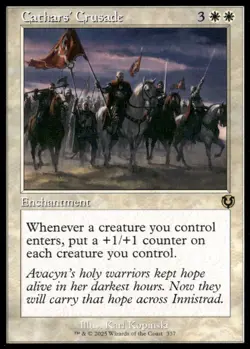 Cathars' Crusade (Retro Frame) 337 Innistrad Remastered NM - Image 1