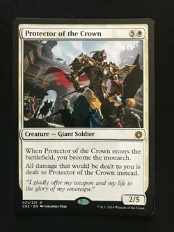 Protector of the Crown *Damaged* - Conspiracy: Take the Crown CN2 NM/M MTG - Image 1