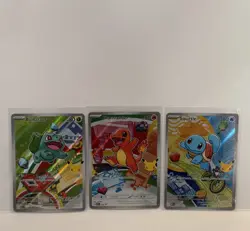 Pokemon TCG First Partner Illustration Collection Series 1 Kanto GEN 1 Starters✨ - Image 1