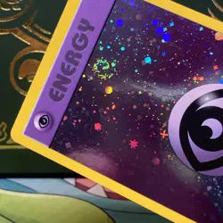 Pokemon League Promo HOLO Psychic Energy SWIRL Vintage 2002 LP - Image 3