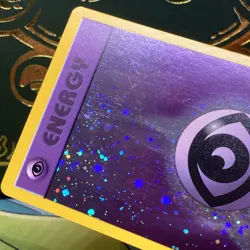 Pokemon League Promo HOLO Psychic Energy SWIRL Vintage 2002 LP - Image 4