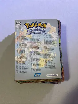 1999 Topps Pokemon TV Animation Series 1 Complete Set Blue Label NM - Image 2