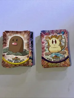 1999 Topps Pokemon TV Animation Series 1 Complete Set Blue Label NM - Image 3