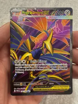 Mega Skarmory ex 106/088 Perfect Order Full Art English Prerelease NM Pokemon - Image 1