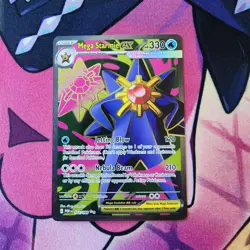 Mega Starmie EX 102/088 Full Art Ultra Rare Pokemon TCG: Perfect Order - Image 1